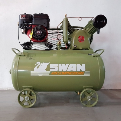 Swan HVU-203E Air Compressor with B&S Petrol Engine 12Bar 6.5HP 900rpm 406L/min ID31162