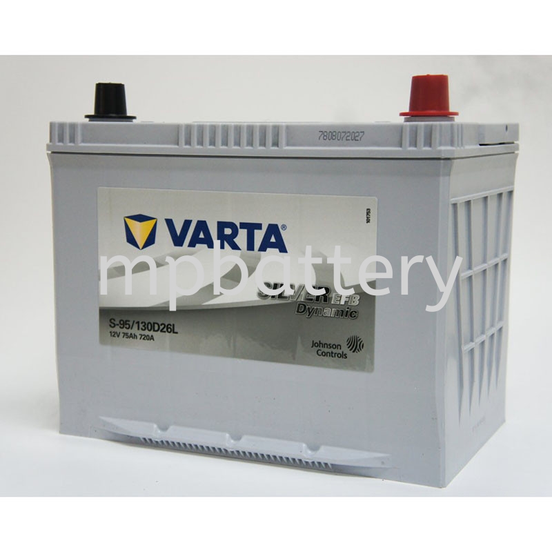 Varta Silver (EFB) S95 130D26L Supplier, Suppliers, Supply, Supplies Varta  Battery Silver Series ~ MP Battery Trading Sdn Bhd