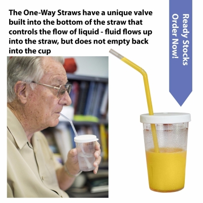 ARK's Sip-Tip® with One-Way Straws