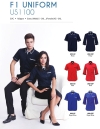 F1 Uniform (US1100) Ready Made Uniform/F1 Shirt