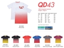 QD43 Quick Dry Ready Made T-Shirt