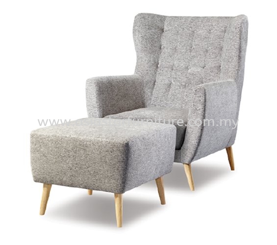 BURANO SINGLE SETTEE WIN SOFA C/W STOOL - Top 10 Must Have Office Sofa | office sofa Setia Wangsa | office sofa Icon City PJ | office sofa Puncak Jalil