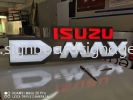 Isuzu D-max 3D box up at Kuala Lumpur 3D BOX UP LETTERING
