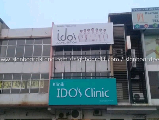 Ido's Clinic 3D LED box up lettering Front lit Billboard signboard At bukit tinggi klang