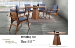  Wooden Top Dining Set