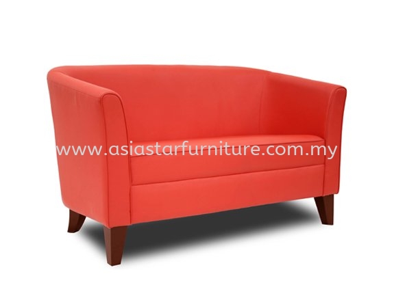 EZO TWO SEATER OFFICE SOFA C/W WOODEN BASE - Top 10 Comfortable Office Sofa | office sofa Seksyen 13 | office sofa Seksyen 14 | office sofa Mont Kiara