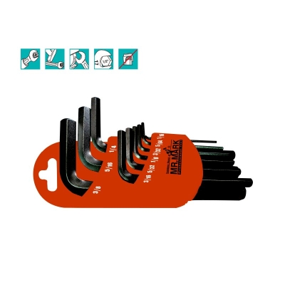 MK-TOL-3503AF 9 PCS HEX KEY WRENCH SET