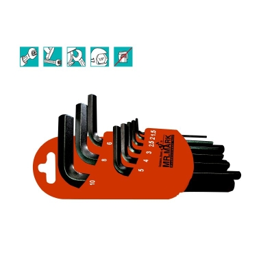 MK-TOL-3504M  9 PCS HEX KEY WRENCH SET