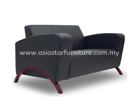 KASSICO SOFA PEJABAT DUA TEMPAT DUDUK KAKI KAYU - Top 10 Comfortable Sofa Pejabat | Sofa Pejabat Sea Park PJ | Sofa Pejabat Taman Mayang Jaya | Sofa Pejabat Kajang