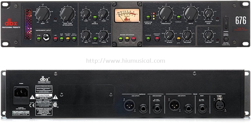 dbx 676 Tube Microphone Preamp Channel Strip