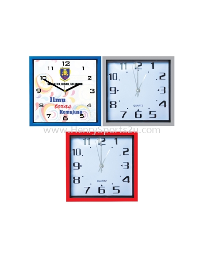 CLK582 Square Wall Clock