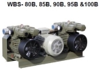 WBS - 80B, 85B, 90B, 95B &100B Dry Rotary Vane Pumps - WBS(Dual Pump Modules)  Dry Rotary Vane Vacuum Pumps