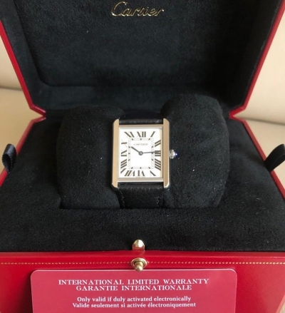 (SOLD) Cartier Tank Solo 18mm Watch