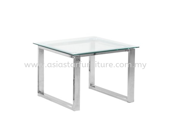 IBRA SQUARE COFFEE TABLE C/W TEMPERED GLASS TABLE TOP - Top 10 Value Coffee Table | Coffee Table Tropicana | Coffee Table Mutiara Tropicana | Coffee Table Setapak