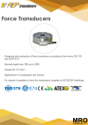 Force Transducers Intro Force Transducers AEP TRANSDUCERS