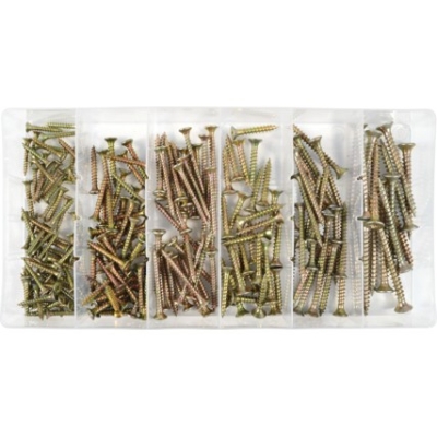 210 PCE MULTI PURPOSE WOOD SCREWS KIT-SEN6152100K