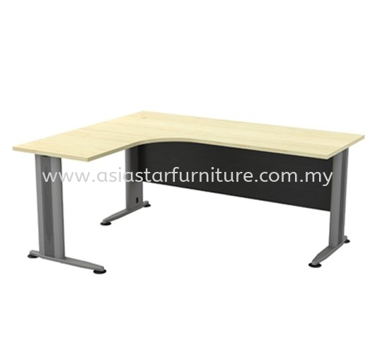 TITUS 5 FEET L-SHAPE WRITING OFFICE TABLE/DESK - L-Shape Office Table Putra Jaya | L-Shape Office Table Cyber Jaya | L-Shape Office Table Bangi | L-Shape Office Table Kajang