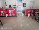 Red One Network Sdn Bhd 3d box up LED Wall sticker One way version at Nilai Giant 3D BOX UP LETTERING