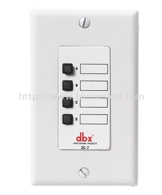 dbx ZC7 Wall-Mounted Zone Controller