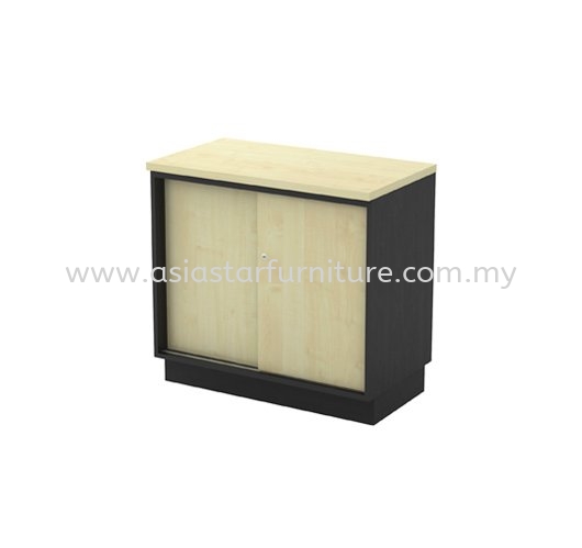 TITUS LOW OFFICE CABINET C/W SLIDING DOOR - Must Buy Filing Cabinet | Filing Cabinet Bandar Botanic | Filing Cabinet Bandar Bukit Raja | Filing Cabinet Bandar Bukit Tinggi