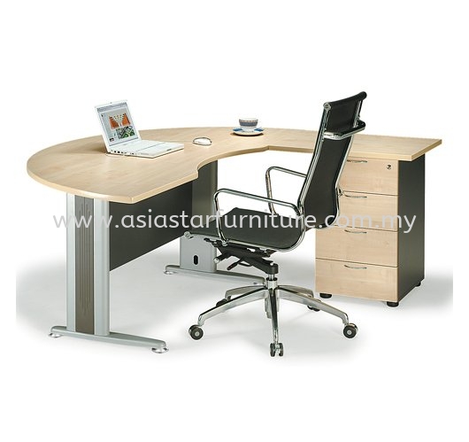 TITUS EXECUTIVE WRITING OFFICE TABLE/DESK - Office Table Kuchai Lama | Office Table Bandar Kinrara | Office Table Bukit Jalil | Office Table Sentul