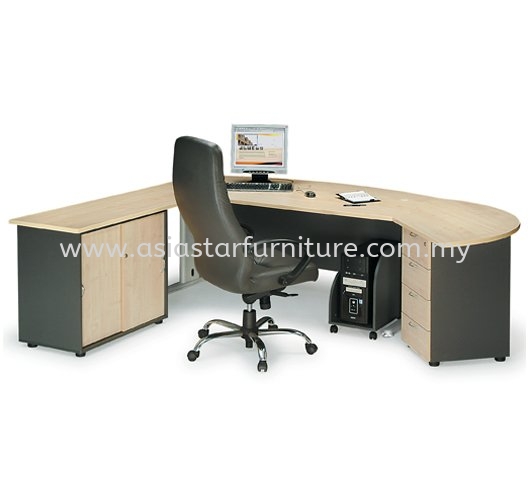 TITUS EXECUTIVE WRITING OFFICE TABLE/DESK - Office Table Damansara Height | Office Table Bandar Utama | Office Table Mutiara Damansara | Office Table Bukit Jelutong