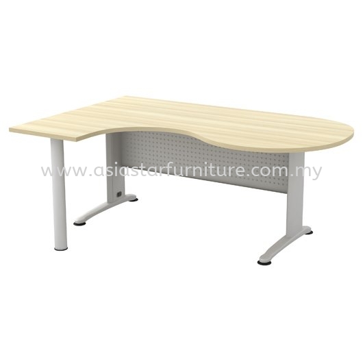 BERLIN L-SHAPE WRITING OFFICE TABLE/DESK - L-Shape Office Table Bangi | L-Shape Office Table Mont Kiara | L-Shape Office Table Solaris Dutamas | L-Shape Office Table Jalan Ipoh