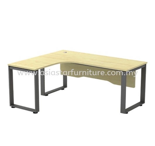 OLVA L-SHAPE WRITING OFFICE TABLE/DESK - L-Shape Office Table Subang | L-Shape Office Table Taman Maluri | L-Shape Office Table Ampang Jaya | L-Shape Office Table Mutiara Damansara