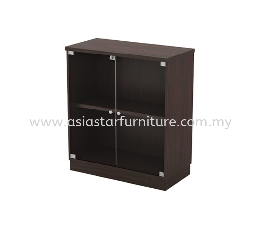 QAMAR LOW OFFICE CABINET C/W SWINGING GLASS DOOR - Anniversary Sale Filing Cabinet | Filing Cabinet Bukit Jelutong | Filing Cabinet Kota Damansara | Filing Cabinet Dataran Prima