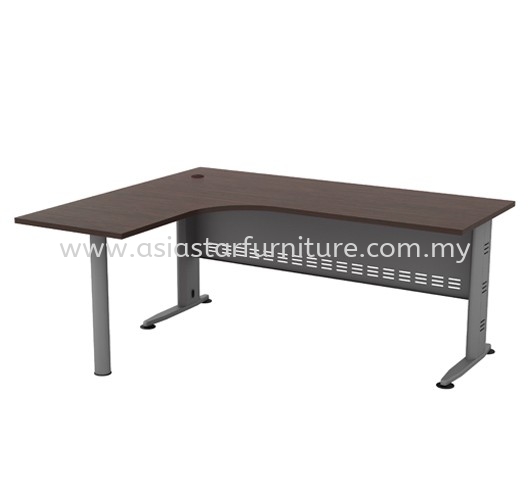 QAMAR L-SHAPE WRITING OFFICE TABLE/DESK - L-Shape Office Table KL-Kuala Lumpur-Malaysia | L-Shape Office Table PJ-Damansara-Selangor-Malaysia | L-Shape Office Table Taman OUG | L-Shape Office Table Cheras