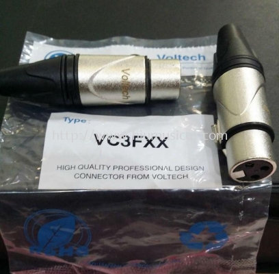 Voltech VC3FXX 3 Pin XLR Connector Female