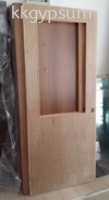 Plywood Half Glass Door Door Door & Glass