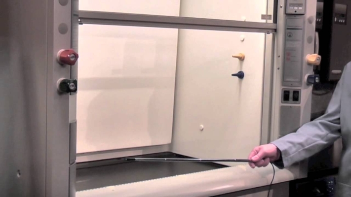 Fume Hood Face Velocity Test