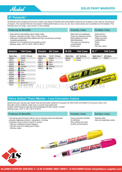 MARKAL Paint Markers