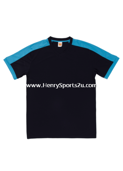 QD5201 Navy Oren Sport Quick Dry Round Neck Short Sleeve