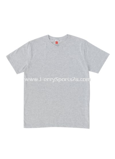 CT6009 Ash Grey Oren Sport Cotton Round Neck Short Sleeve Plain Tee