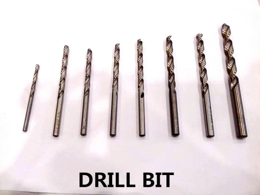 8-PIECE DRILL BIT 3.2MM - 8MM