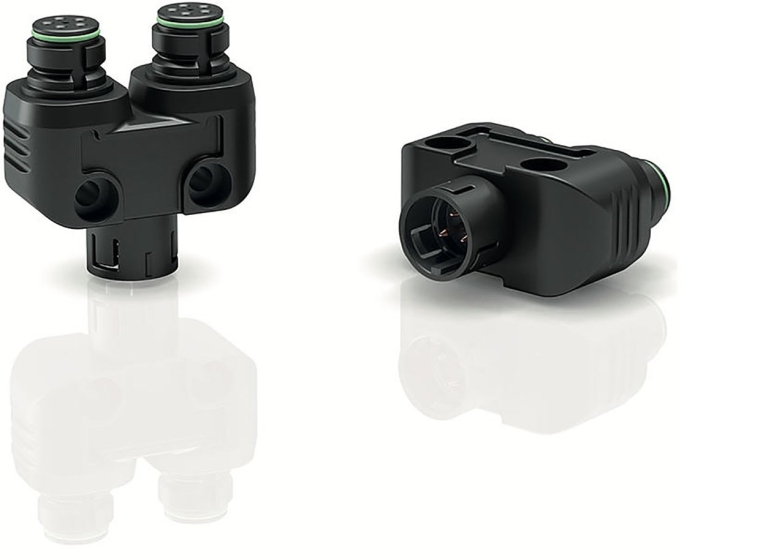 binder USA Introduces New Snap-in IP67 Twin Distributor
