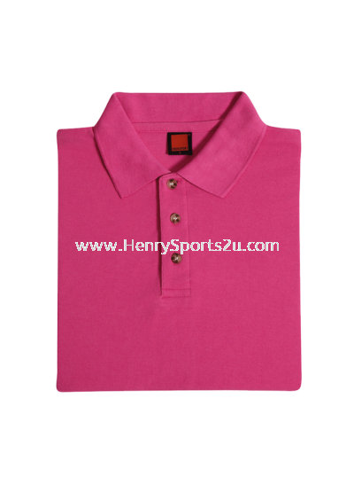 HC0126 Magenta Oren Sport Honeycomb Short Sleeve Polo Tee