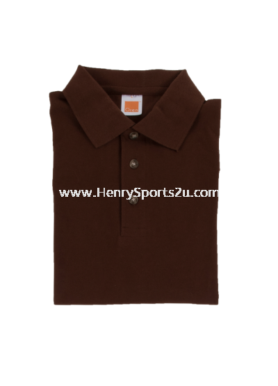 HC0121 Brown Oren Sport Honeycomb Short Sleeve Polo Tee