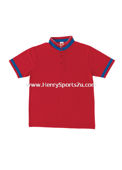 HC2105 Red Oren Sport Honeycomb Short Sleeve Polo Tee