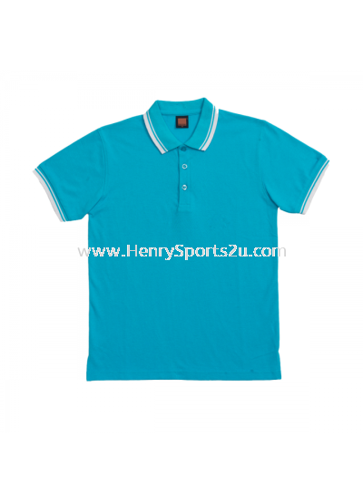HC1028 Sea Blue Oren Sport Honeycomb Short Sleeve Polo Tee