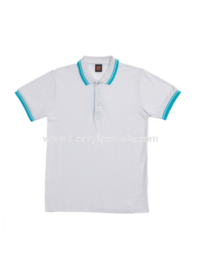 HC1000 White Oren Sport Honeycomb Short Sleeve Polo Tee