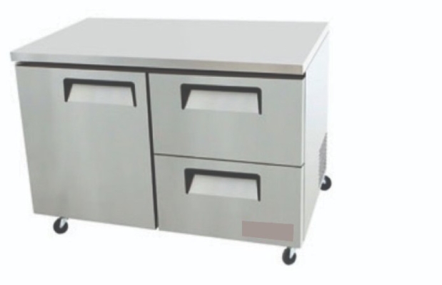 Single Door Drawer W/ Under Counter Refrigerator