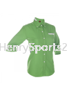 F13513 Lime Green Oren Sport F1 Uniform Long Sleeve Uniform F1 Long Sleeve F135 Oren Sport  Corporate Uniform T-Shirt, Uniform, Cap & Apron