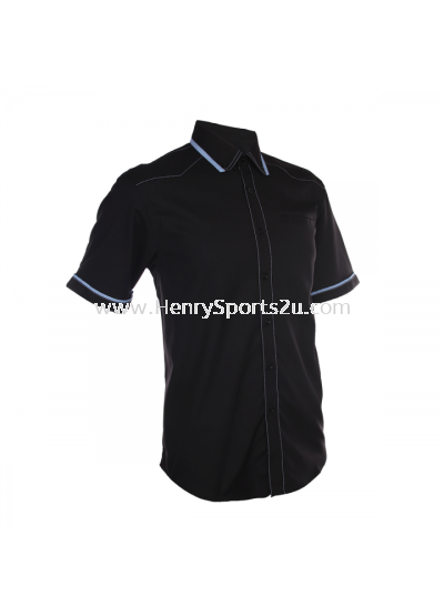 F13002 Black Oren Sport F1 Uniform Short Sleeve