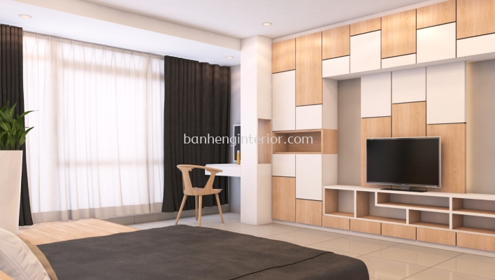 Living Area & TV Cabinet Design