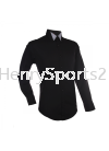 SH0102 Black Oren Sport Shirt Long Sleeve Uniform Long Sleeve SH01 Oren Sport  Corporate Uniform T-Shirt, Uniform, Cap & Apron