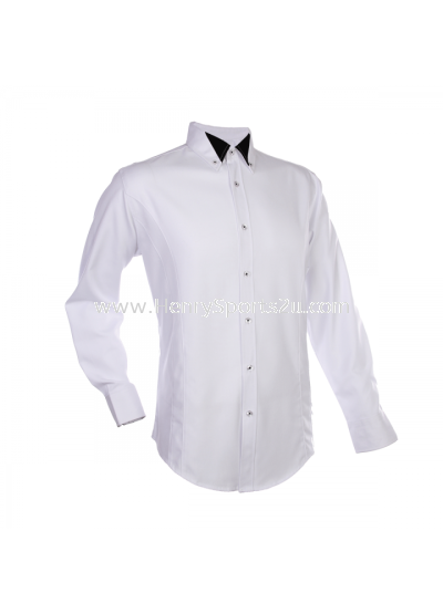 SH0100 White Oren Sport Shirt Long Sleeve