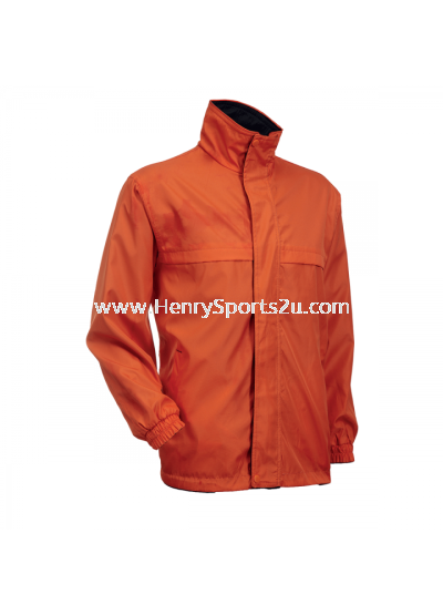 WR0107 Orange Oren Sport Reversible Windbreaker